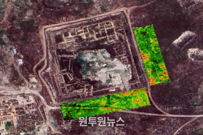 퀼테페-카네시 유적 지하물리탐사 결과