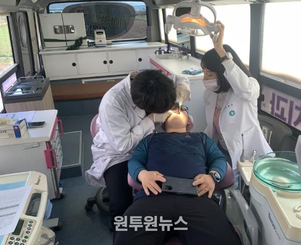 사천시, ‘찾아가는 구강보건 이동진료차량’ 운영