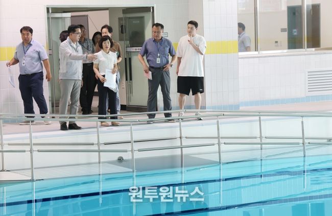 인동국민체육센터 현장 방문