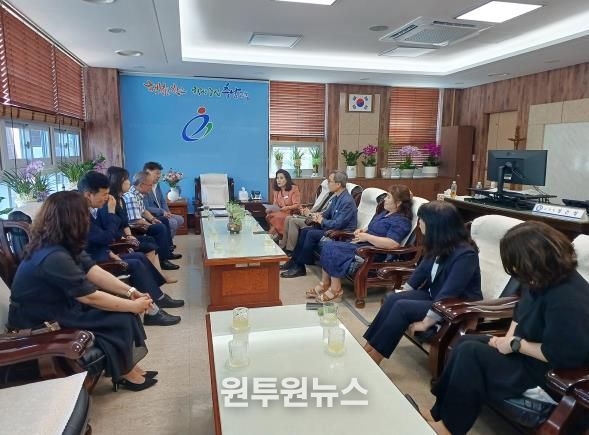 “당진교육 발전을 위한 유·초등 임원단과의 간담회”