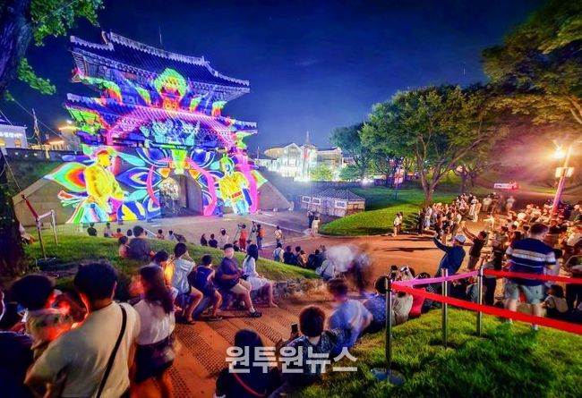 진주시 ‘국가유산 미디어아트 진주성’, 성황리 폐막