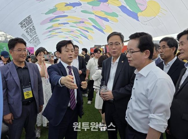 조규일 진주시장, 전국 문화도시 박람회서 진주 문화사업 공유