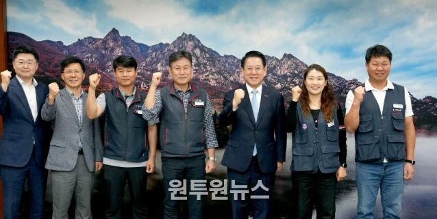 이병용 민주노총 전남지역본부장 면담