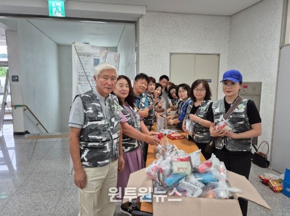 남양주시 진접읍 방위협의회, 간식 제공 봉사활동