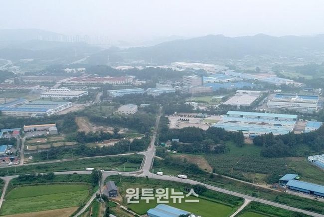 조치원일단산단 전경