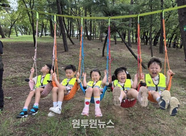 대구시교육청, 지자체 연계‘영유아 자연놀이 체험’대구시 전역으로 확대 운영