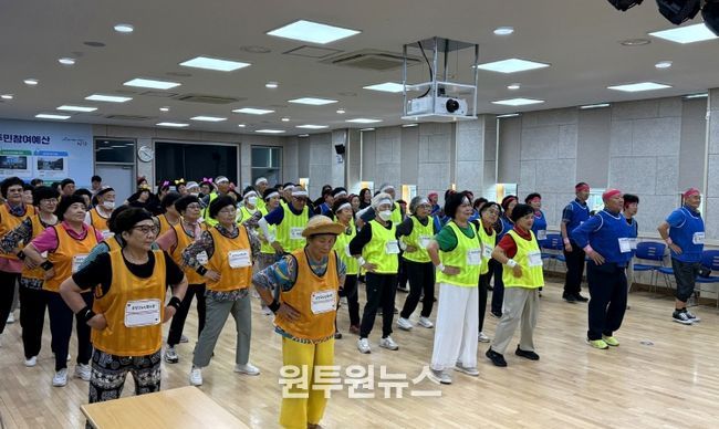 유성구, 돌봄서비스 어르신 위한 ‘미니 운동회’