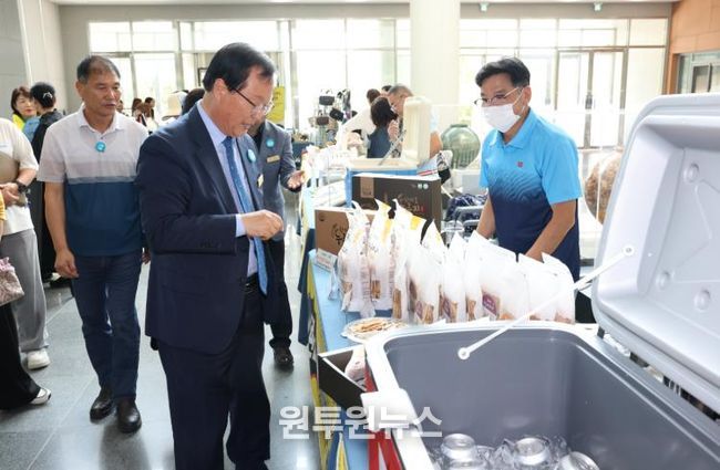 완주군, 한가위 앞두고 자활생산품 장터 운영