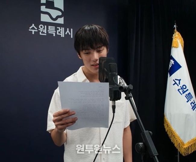 오디오가이드 녹음 전경