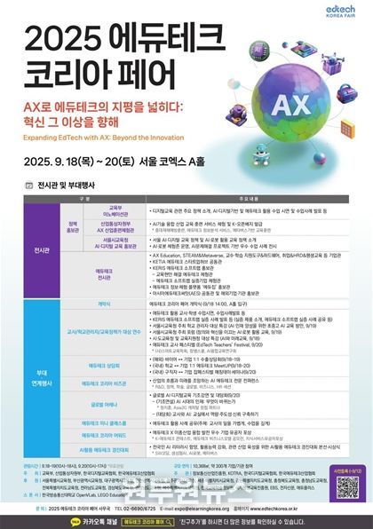 2025 에듀테크 코리아 페어 포스터