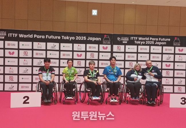 장애인체육회 도쿄대회 수상