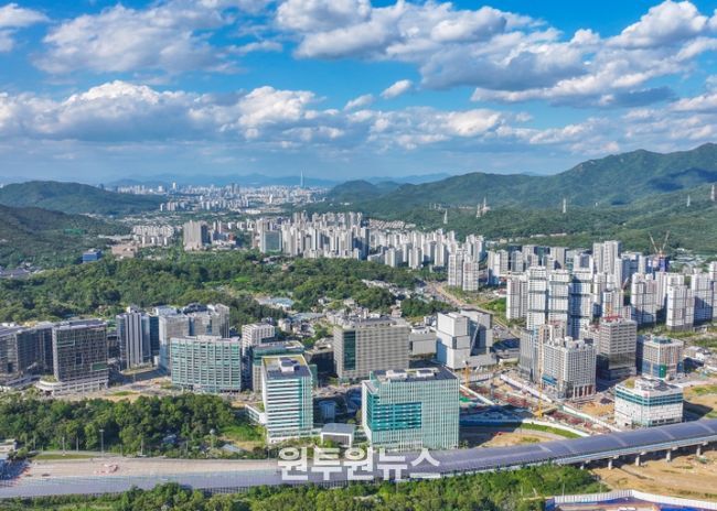 과천지식정보타운 전경