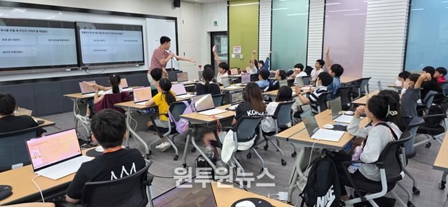 인천광역시교육청AI융합교육원, 창의융합캠프로 동물복지와 환경의 소중함 배워
