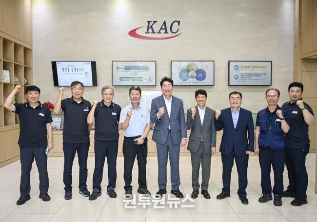 원주시, ㈜케이에이씨 방문 현장 간담회