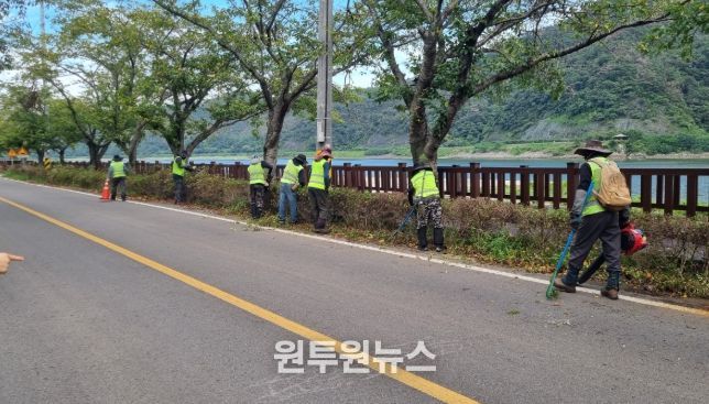 광양시, 추석맞이 도시숲관리단 특별 집중 운영