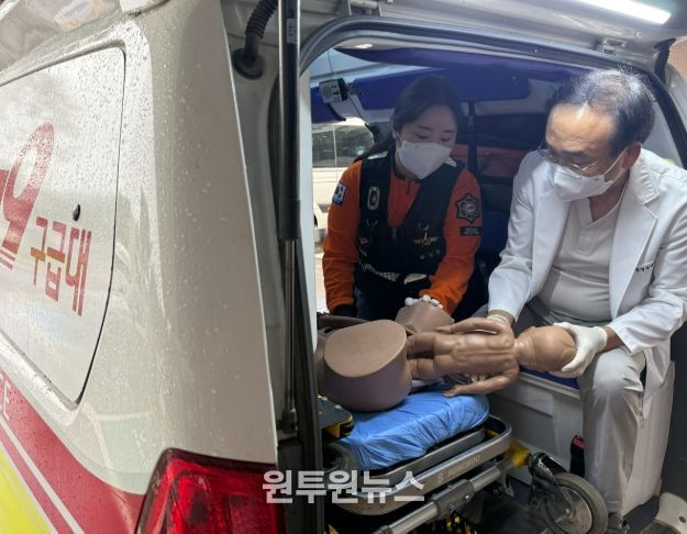 도로 위 산모와 태아 지킨다! 함평군, 응급 이송 안전망 첫발