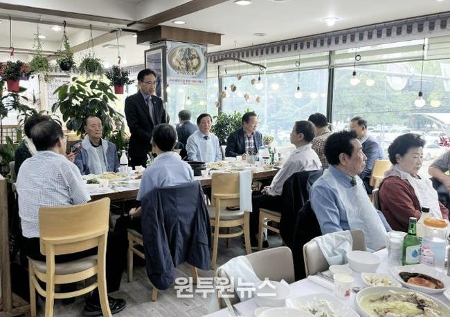 수원시 장안구, 추석 맞이 대한노인회 수원시 장안구지회 및 각 동 경로당협의회와 오찬 간담회 실시