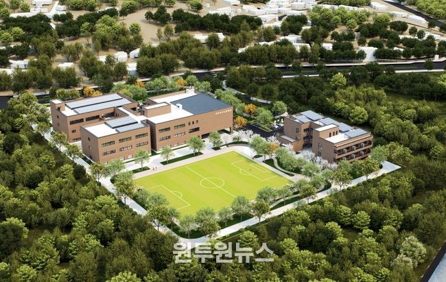 부여여자고등학교 조감도