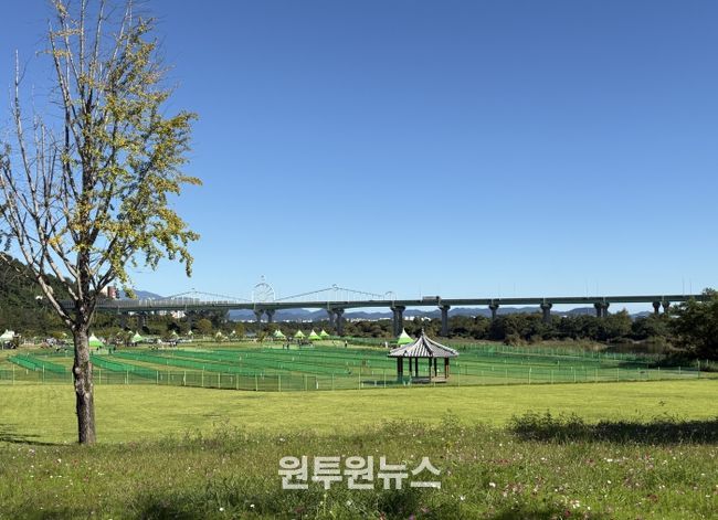 서봉장애인파크골프장 전경