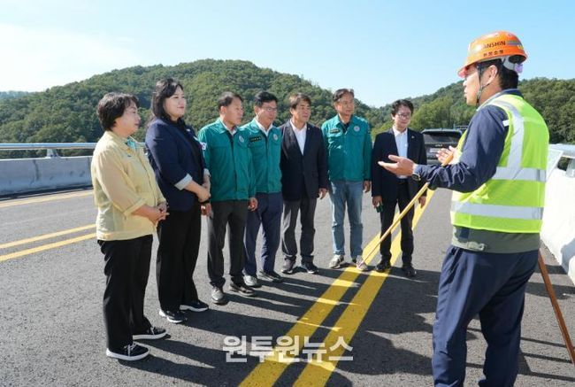 안동시의회 경제도시위원회, 용상~교리 국도대체우회도로 현장 방문