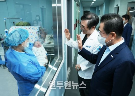 영천시, 분만산부인과 500번째 아기 탄생 축하