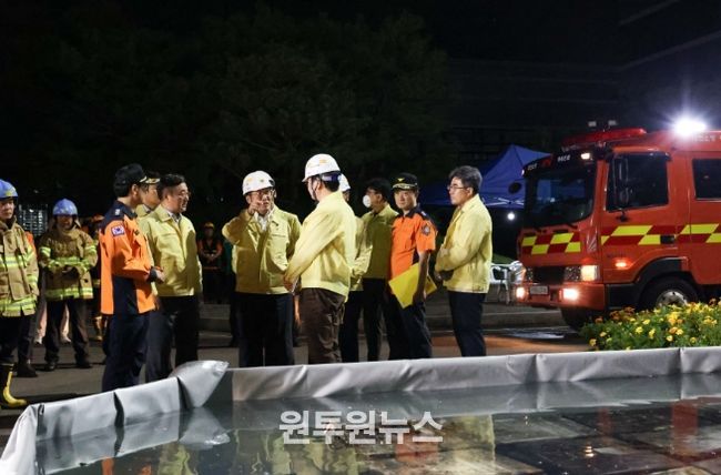 국가정보자원관리원 화재 관련 현장점검(국무조정실)