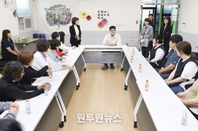 추석 명절 사회복지시설 방문