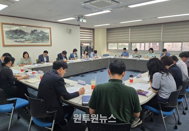 신연초 재개교 업무추진을 위한 검토보고회