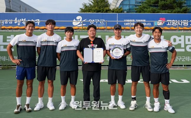 김포시청 테니스팀 단체사진