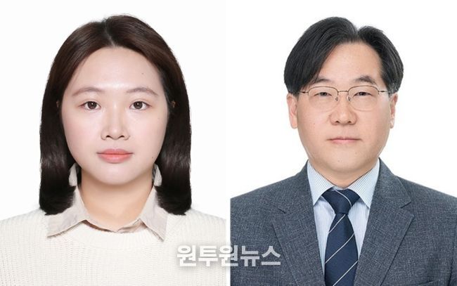 르후옹지앙 박사(제1저자), 나병국 교수(교신저자)