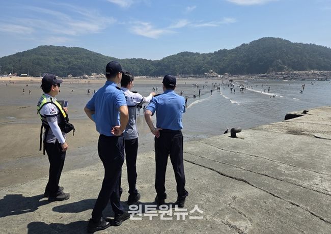 안전관리를 위해 순찰, 홍보활동