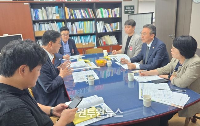 내년도 현안사업 국비절충 적극 행보