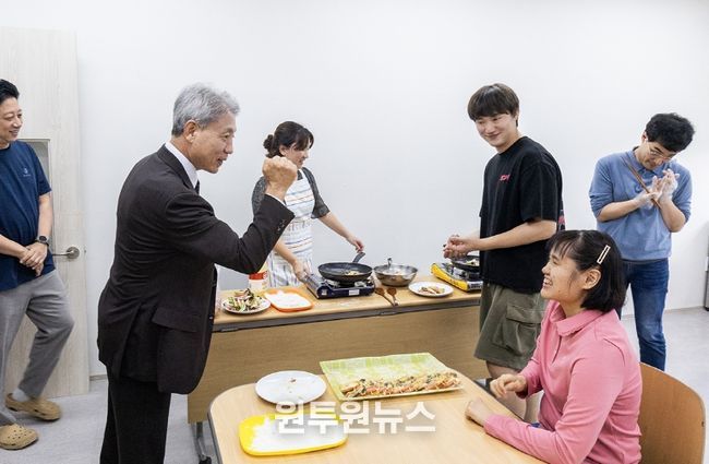 윤환 계양구청장, 추석 맞이 사회복지시설 위문