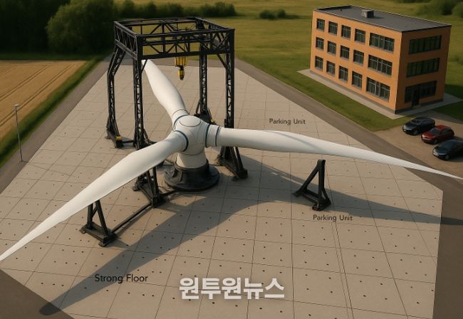 해상풍력 핵심부품 시험센터-피치요 베어링 센터 조감도