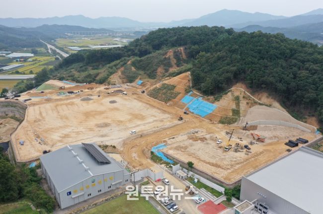 다목적 종합운동장 공사 현장