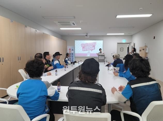 파주시 운정6동 실버경찰대, 심뇌혈관질환 예방 및 응급대처 교육 실시
