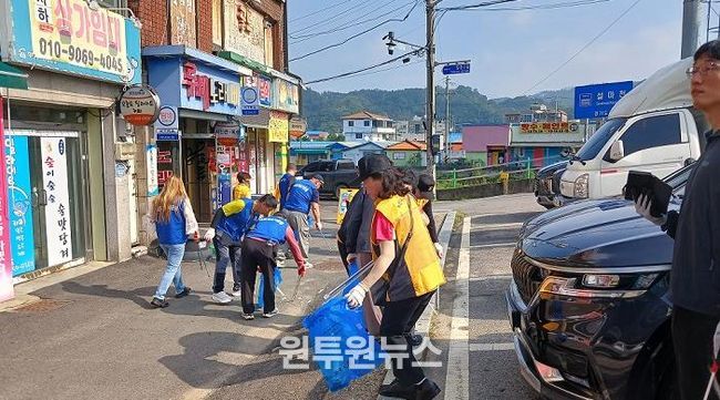 파주시 적성면 실버경찰대, 추석맞이 대청소