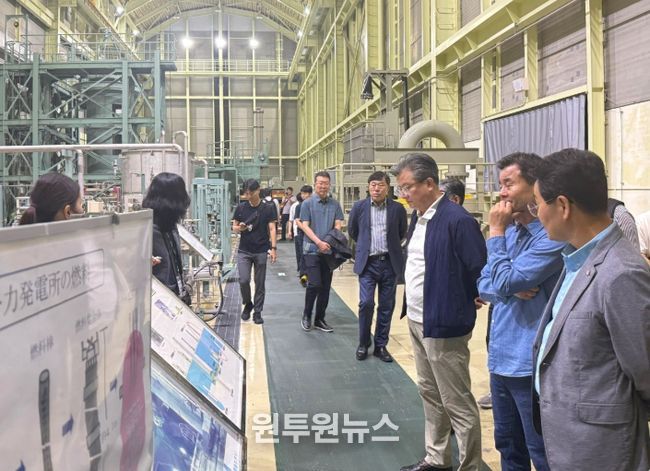 지난 9월 방문한 일본 겐카이 원자력발전소 훈련센터