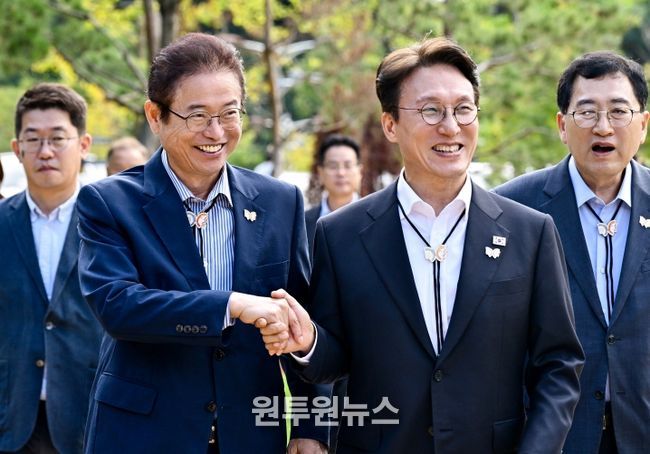 김민석 총리 APEC 현장 점검 방문