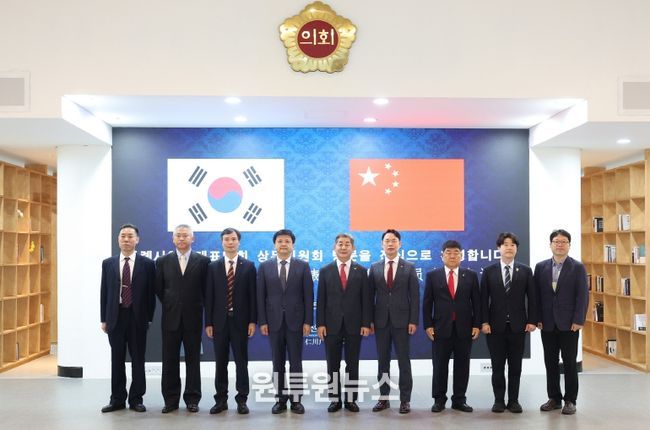 인천시의회와 중국 다롄시인민대표대회, 중단된 교류 재개 한목소리