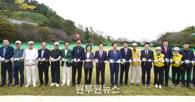 진주시, ‘대곡 파크골프장’ 정식 개장
