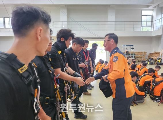 전남소방, 2025년 구조대원 산악구조훈련 실시