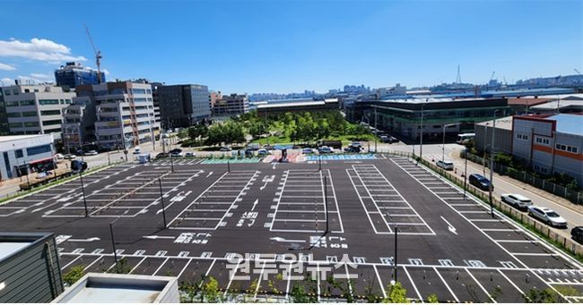 인천시설공단이 운영하는 서구 원창동 소재 ‘원창동 공영주차장’ 전경