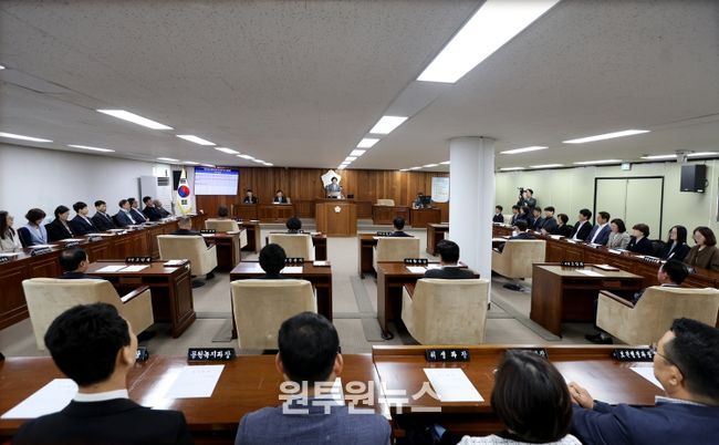 계양구의회, 제262회 임시회 개회