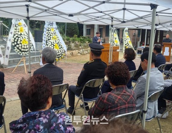 김제시 학수재 영락회, 호국영령 추모제 개최