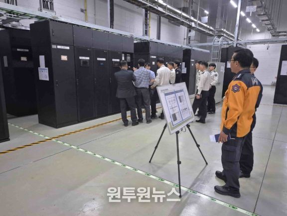 나주소방서, 데이터센터 및 ESS 화재 예방 위한 현장점검 실시