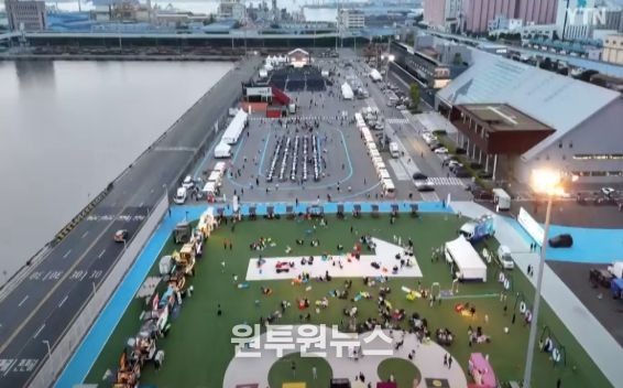 인천항 내항 항만재개발 부지(상상플랫폼) 전경