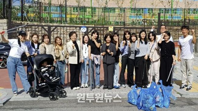 수원시 팔달구 매교동, 매교초등학교 학부모회와 합동 정화 활동 실시