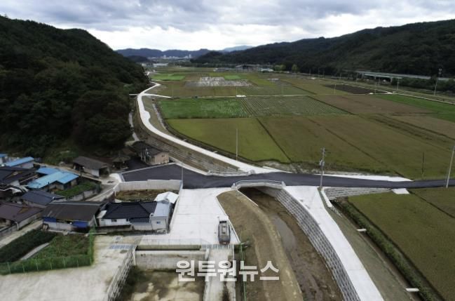 합천군 '율곡 가리목 소하천 정비사업' 준공