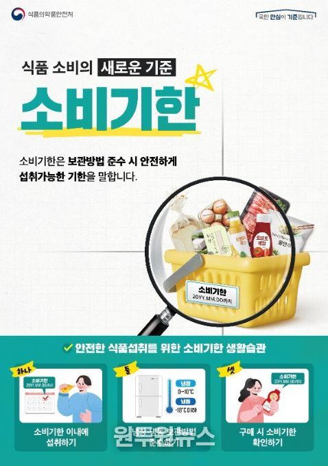 소비기한 홍보 포스터